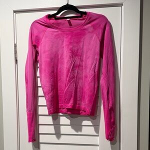 Lululemon Women's Pink Long Sleeve Top